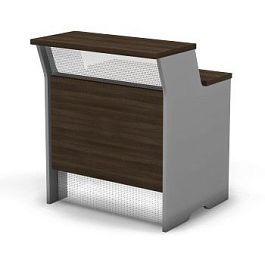 Стойка прямая низкая без выреза 800 Берлин Орех Вармия РПН 08 - Фото предпросмотра