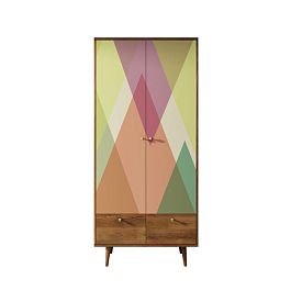 Шкаф двухстворчатый Berber принт 16 арт BB16/Print_16 - Фото предпросмотра