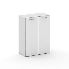 Cross Шкаф широкий средний CR.ST-204 white Белый Бриллиант UM/Лакобель Белый 896*460*1202 - Фото предпросмотра