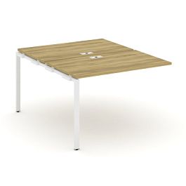 Concept Двойной наборный элемент рабочей станциии CN.DNRS-002 Дуб Винченцо/Металл Белый 1180*1480*750 - Фото предпросмотра