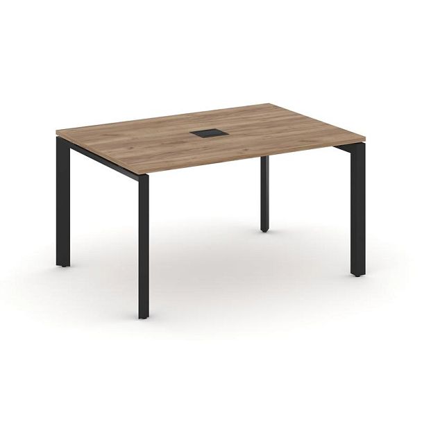 Style Project Next Стол переговорный SN-59P.SPRG-001 Дуб Табак/Металл Черный 980*980*750 - Вид 1