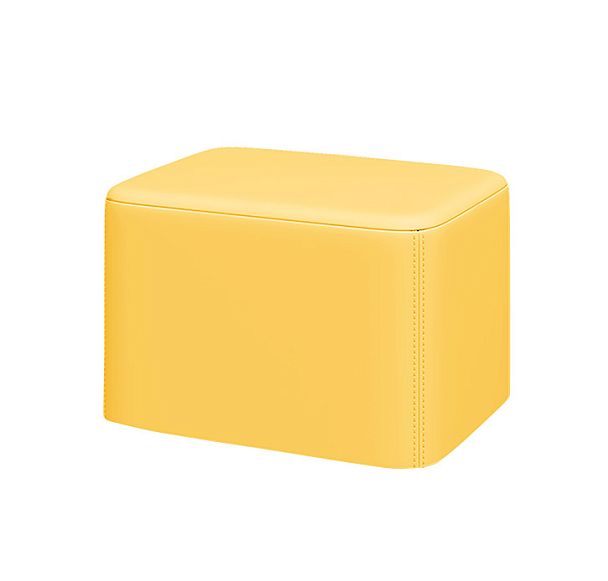 Пуф БЛОК БК-6040 60х45х40h Oregon 08 (кожзам) желтый "Пуфы и банкетки"  ТК-002920003406 желтый - Вид 1