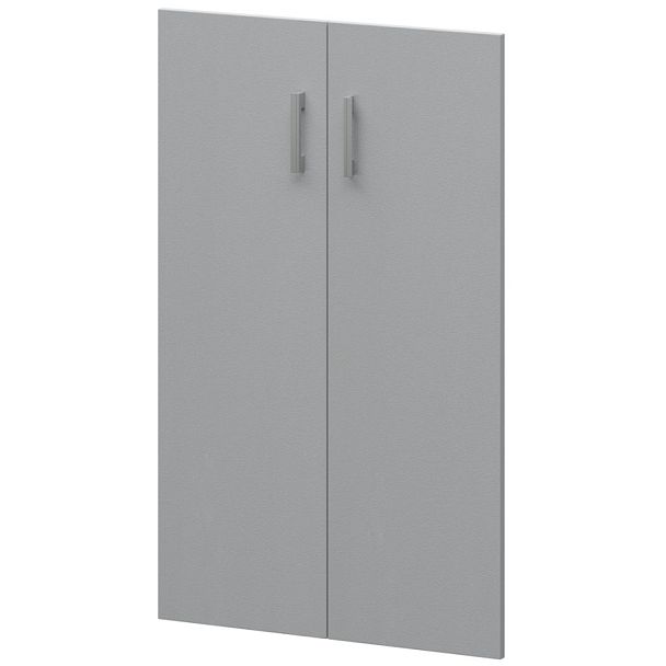 Двери для широких стеллажей А-604.Ф Серый 710x18x1150 Арго - Вид 1