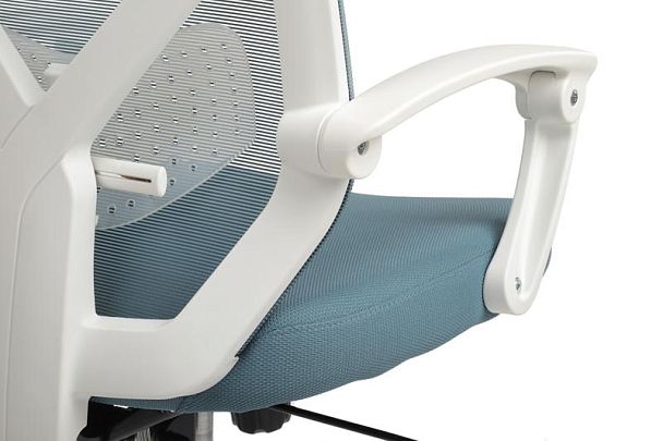 Кресло Oliver RCH W-203AC Белый пластик/Синий - Вид 10