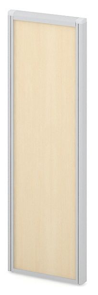 Модуль сплошной "Мобильные офисные перегородки «Логика»"  ПК-ЛГ-МДС138Х80Д-В1-99 клен - Вид 1