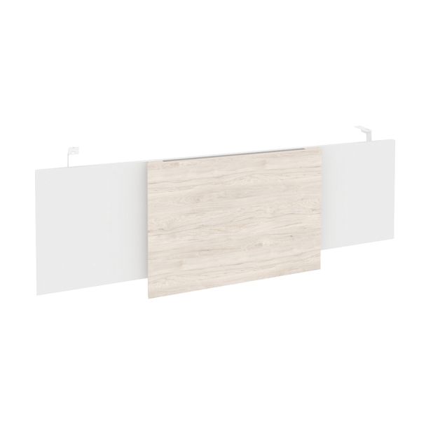 Onix Direct Царга стола руководителя O.M-CSR-4 Белый бриллиант/Денвер светлый/Белый металл 1340*450*54 - Вид 1