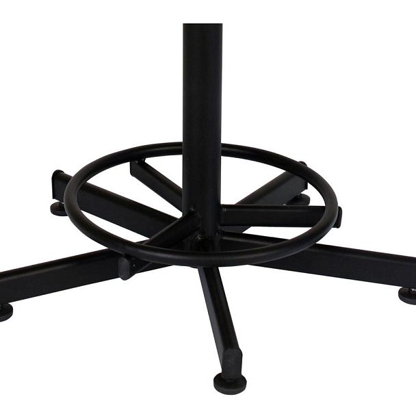 Стул кресло кассира, ресепшн РС37, на винте, без подлокотников, ткань, темно-серый - Вид 9