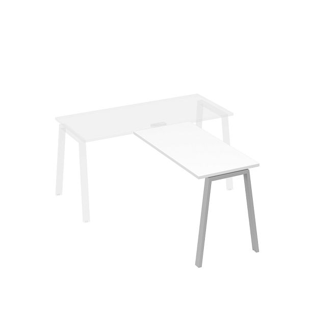 Брифинг-приставка опоры TRE A4 А4 Б3 072 БП белый премиум / металлокаркас серый - Вид 1