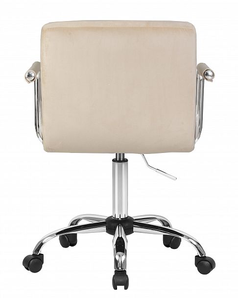 Офисное кресло для персонала DOBRIN TERRY (бежевый велюр (MJ9-10)) - Вид 5