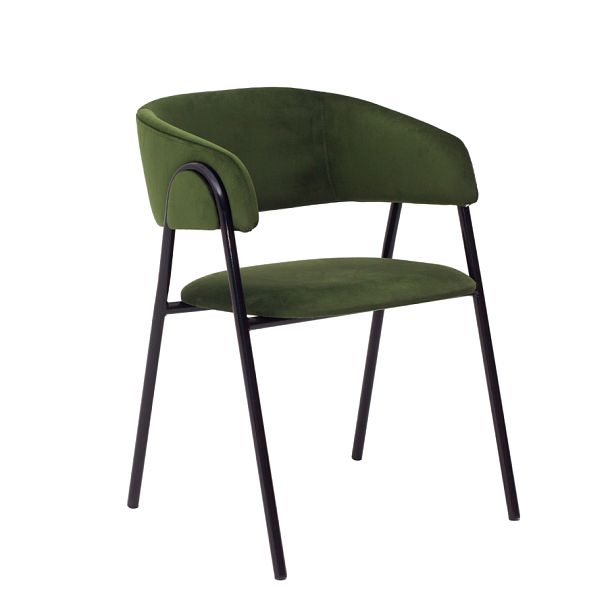 Стул Gabana, велюр Каталана 14, каркас RAL черный глянец - Вид 1