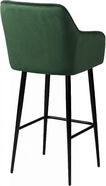 Комплект барных поворотных кресел Мони К, Confetti deep forest/черный, 2 шт. - Вид 5