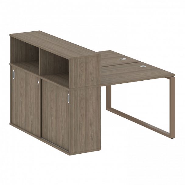 Рабочая станция "Metal System" БО.РС-СШК-2.1 вяз/мокко - Вид 1