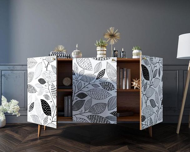 Комод Berber три дверки 09 принт арт BB01/Print_09 - Вид 2