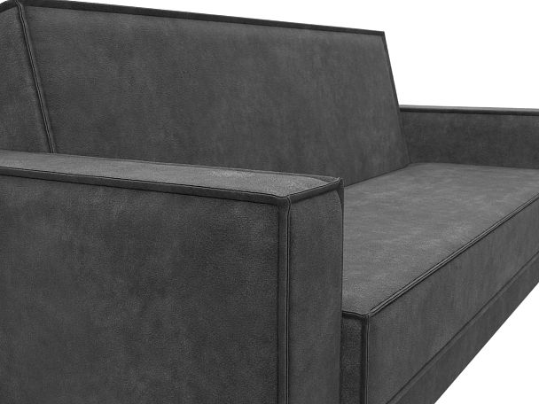 Диван-книжка Куба Велюр серый - Вид 4