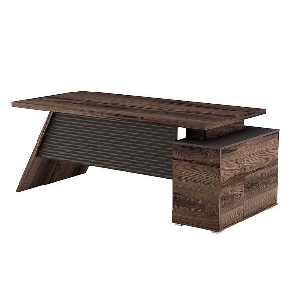 Стол письменный левый Irvin 202x90x78 дезира тёмная - Вид 1