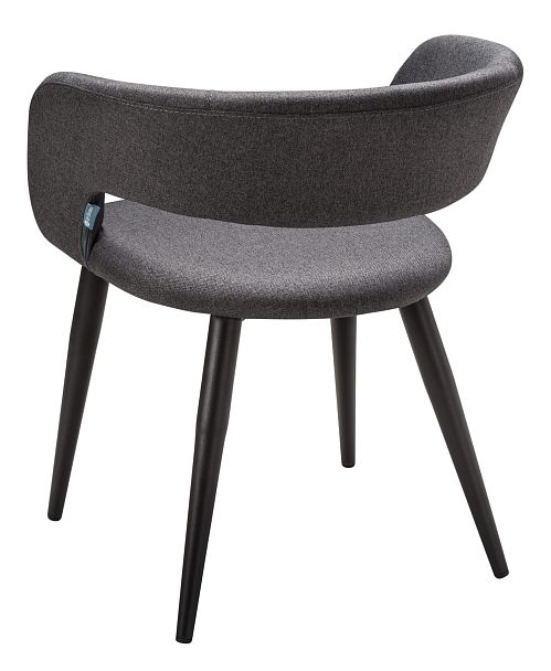 Кресло Hugs Тм.Сер/Черный - Вид 4