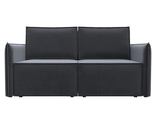 Диван прямой Либерти мини Велюр серый - Вид 2