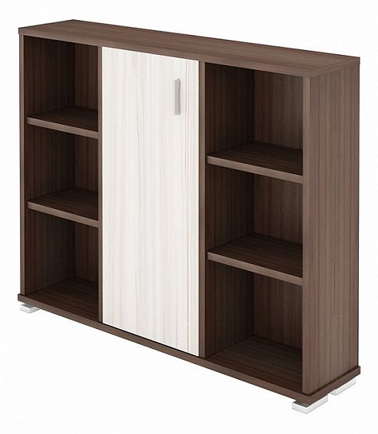 Тумба комбинированная Домино ПУ-60-2 Карамель/Шамони - Вид 1