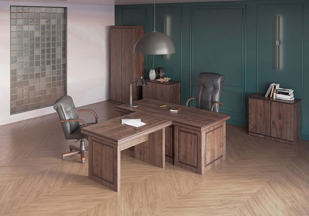 Стол письменный Bern 160x80x76 дуб апрельский - Вид 8