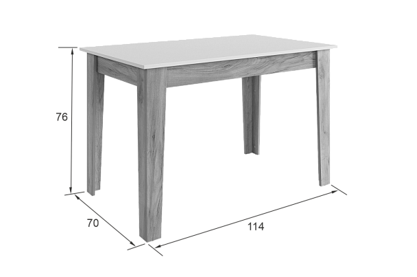 Стол обеденный раздвижной Цезарь 174398.3318 - Вид 3