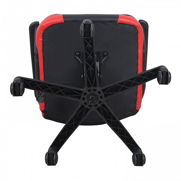 Кресло компьютерное BRABIX "Fighter GM-008", экокожа, черное/красное, 532506 - Вид 8