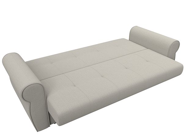 Диван-книжка Лига-019 Рогожка бежевый - Вид 8