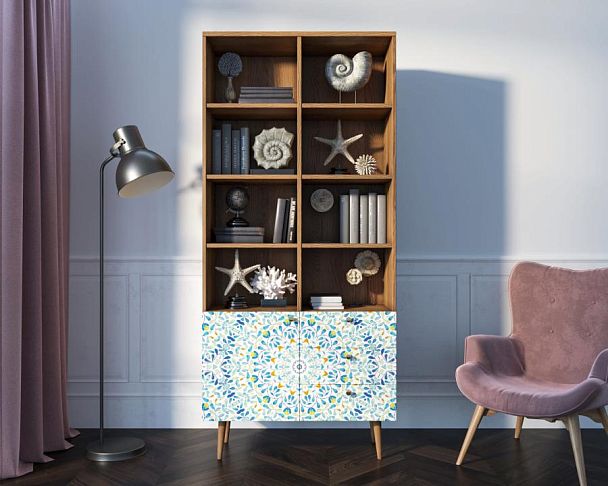 Стеллаж на комоде Berber принт 46 арт BB44/Print_46 - Вид 4