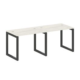 Metal System Quattro Р. ст. на 2 раб. места на О-образном м/к 50БО.СМ-2.1 Дуб наварра/Антрацит металл 2000*720*750 - Фото предпросмотра