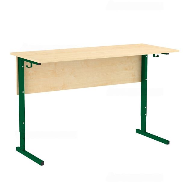 Стол ученический 110РВ, регулируемый, 2-местный на прямоугольной трубе (м/к Красный, Синий, Зеленый), гр.3-5 - Вид 4