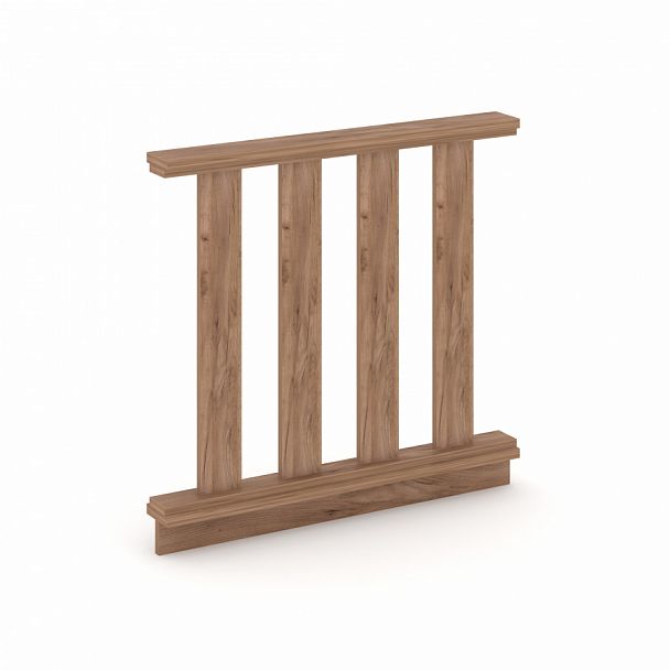 Барьер для зала суда "KODEX" KD.BZ-09 Дуб Табак - Вид 1