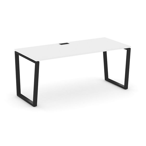 Style Project Direct Direct Стол письменный SN-6T2.SR-014.M Белый/Металл Черный 1580*700*750 - Вид 1