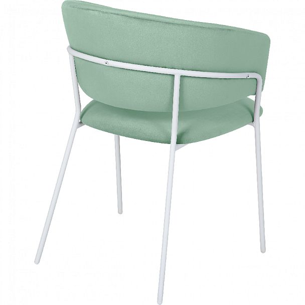 Стул кухонный Даксон мятный велюр/белый - Вид 4