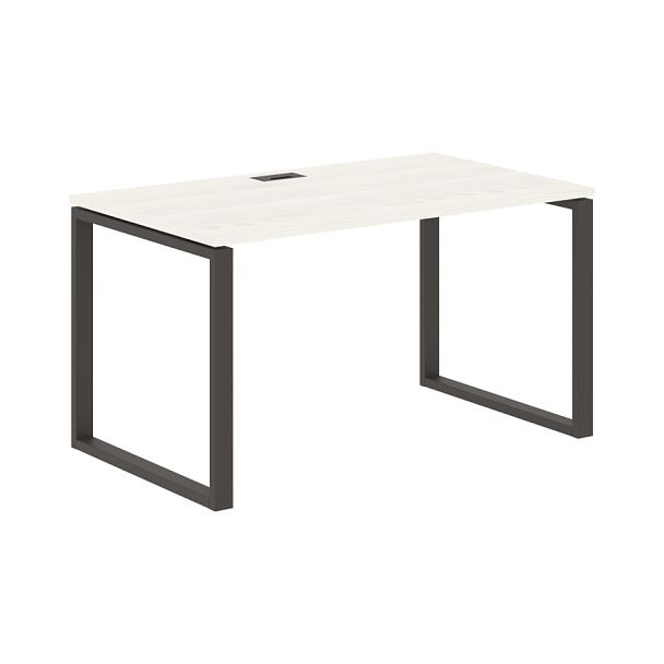 Стол прямой EQST 1380 Ясень Траун/Мокко 1360х800х750 EDIS - Вид 1