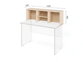 UNITY PП03-12 Дуб Сонома Полка настольная 1200х280х390 - Фото предпросмотра