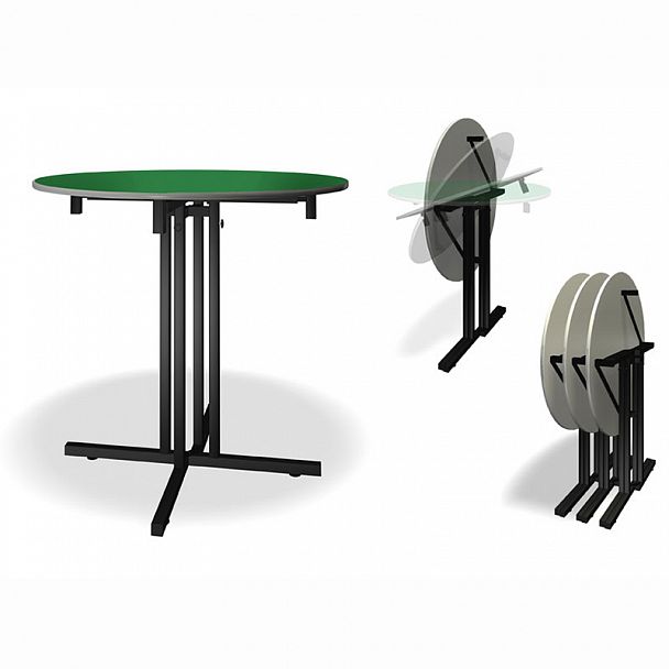 Стол складной "Кейтеринг" круглый 800x1100 коктейль - Вид 2