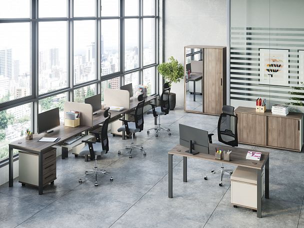 Удлинитель одна столешница New Line 135x72x75 дуб шамони темный - Вид 3