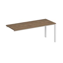 Секция стола рабочей станции на металлокаркасе КФ Комфорт КФ К.Б1 1134-1 ШТ дуб шамони темный / белый - Фото предпросмотра