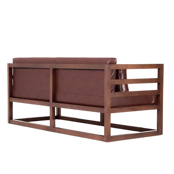 Диван лофт Магнус мини, экокожа Brown - Вид 6