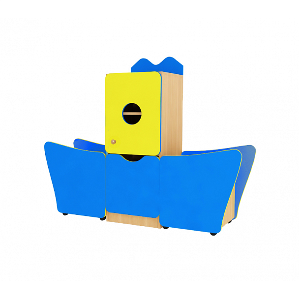 Стенка модульная Катерок, модуль №4, цв.фасад - Вид 3