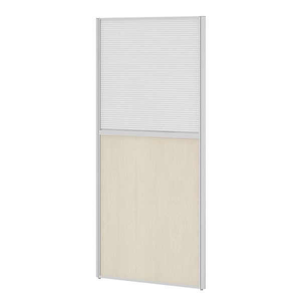 Модуль комбинированный "Мобильные офисные перегородки «Ритм»"  ПК-РТМ-МДК167х80П/Д-В1-559 клен - Вид 1