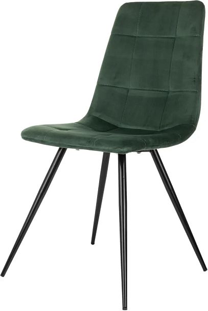 Стул для дома Бюрократ CH-K1 зеленый Holland 30 металл черный на ножках (CH-K1_1/HL30) - Вид 2