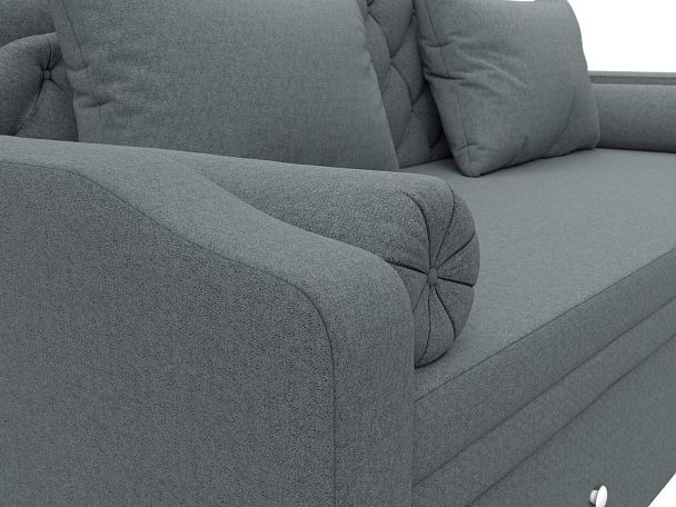 Диван детский прямой Сойер Рогожка серый - Вид 4