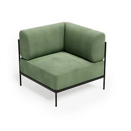 Rio Модуль угловой РСЕ-02 Teddy 338/Металл Черный 810*810*770 - Фото предпросмотра