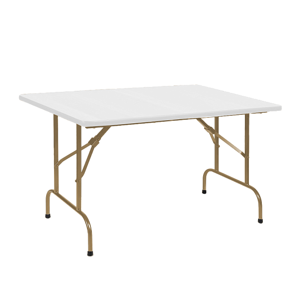 Стол Лидер 1, 1200х600, белый, шампань, без отбойников - Вид 2