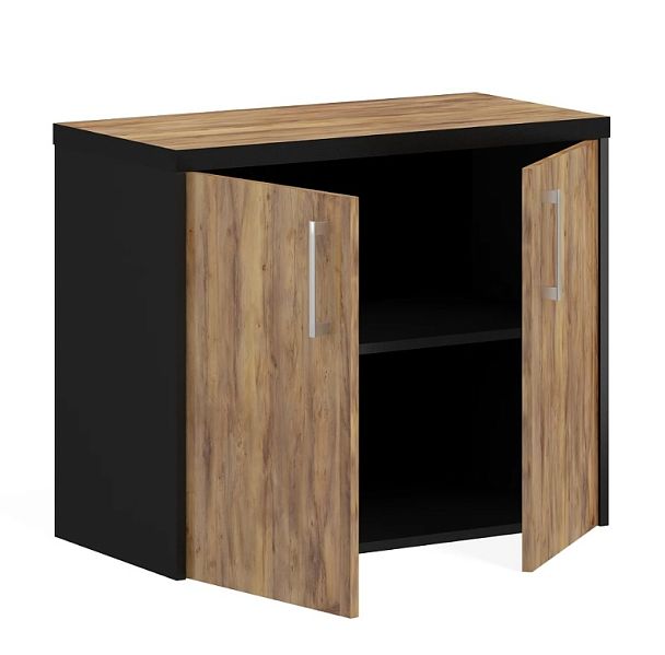 Шкаф низкий "Парламент" ПК-ПРЛ-Ш75Х90/Н-В1-1078 таксония медовая - Вид 2