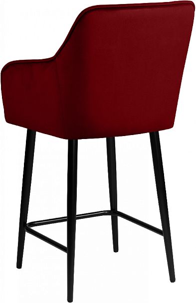 Комплект полубарных поворотных кресел Мони К, Confetti bordo/черный, 3 шт. - Вид 6