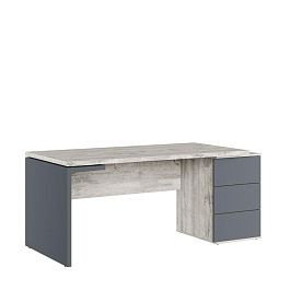 Стол письменный на опорной тумбе Zion Light 178x80x75 дуб нордик - Фото предпросмотра