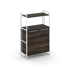 Rift Шкаф 3 ниши широкий RF.SS-32 Дуб Мали/Металл Белый 798*396*1286 - Фото предпросмотра