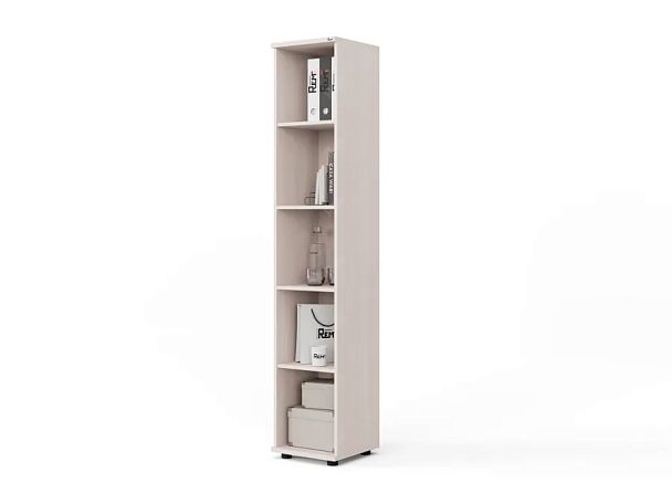ЛАЙТ / LIGHT RLG026-35x35 Узкий стеллаж 35x35x183 Дуб Молочный - Вид 5