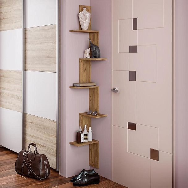 Полка угловая " Крафт" белый - Вид 3